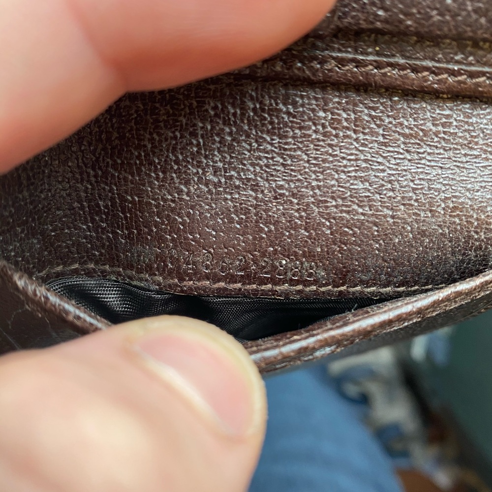 SOLD Gucci Monogram Leather Wallet - Picture 5 of 16